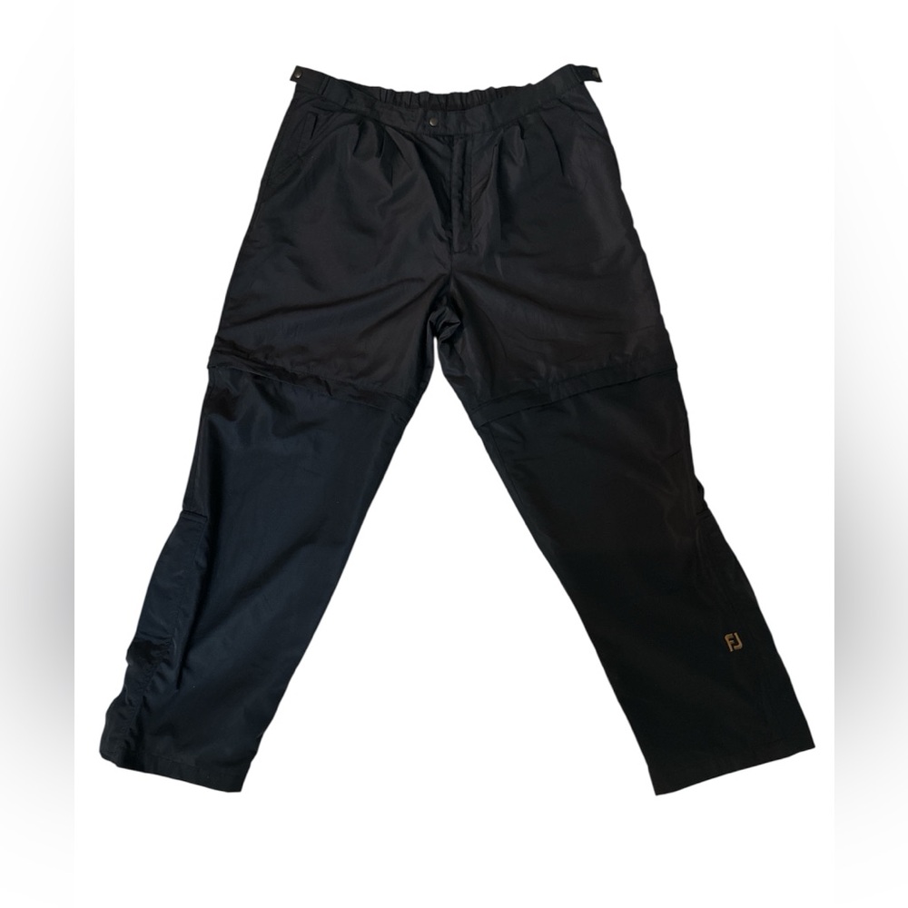 Foot Joy Dry Joy Golf Rain Pants XL, zip off for shorts, elastic waist